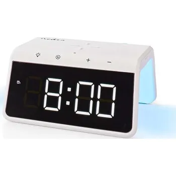 Budík Hodiny s budíkem NEDIS WCACQ30WT