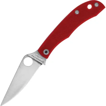 kapesní nůž Spyderco Honeybee Satin Sandvik Red G10