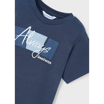 Dětská móda Chlapecké triko kratký rukáv Mayoral 3035 barva: modrá, Rozměr: 134