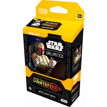 Desková hra Fantasy Flight Games Star Wars: Unlimited – Jump to Lightspeed - Spotlight Deck Varianta: Boba Fett