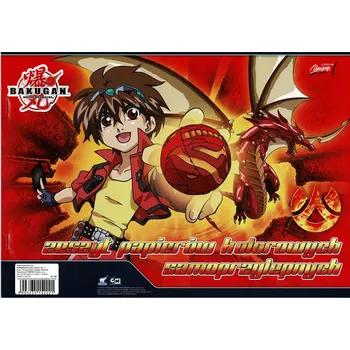 Barevný papír B4 Unipap 8 listů