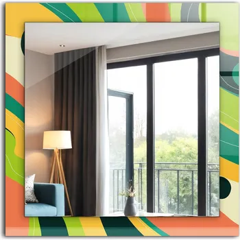 Zrcadlo Zrcadlo Coloray nástěnné čtverec 600 x 600 mm