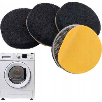 Praní a péče o prádlo ANTIVIBRAČNÍ podložky pod pračku, gumové nožičky SAMOLEPICÍ, sada 4 ks