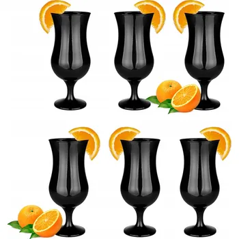 Sklenice Koktejlové Skleničky Glasmark černé 420ml 6 ks