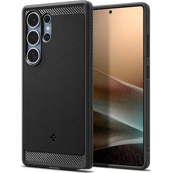 Pouzdro na mobilní telefon Pouzdro Spigen (ACS08951) Rugged Armor MagSafe Galaxy S25 Ultra černé