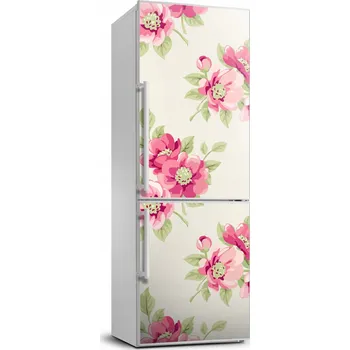Fototapeta Samolepící dýha na ledničku Růžové květy 70x190