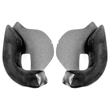 Příslušenství k helmě na motorku lícnice interieru pro přilby HERITAGE (černé), NOX PREMIUM