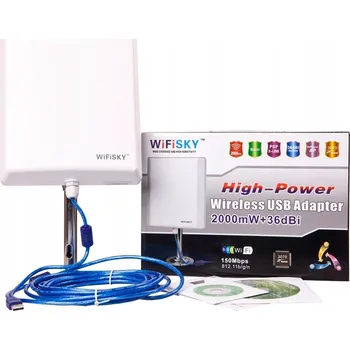 Panelová anténa Wifisky KARTA Wi-Fi wifi AKTYWNA Antena