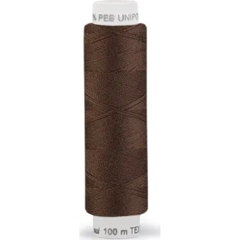 Nit Hagal Univerzální šicí niť UNIPOLY® TMAVĚ HNĚDÁ 728