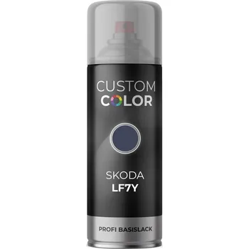 Barva ve spreji Autolak ve spreji, základní barva, odstín Skoda LF7Y, 400 ml (Individuální namíchání)