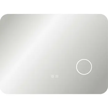 Koupelnový nábytek Kielle - Idolio Zrcadlo s LED osvětlením a vyhříváním, 60x80 cm, kosmetické zrcátko 50324021