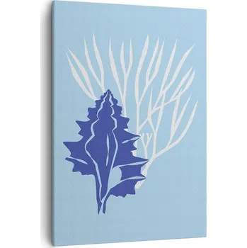 Obraz Obraz na plátně do obýváku, ložnice 50x70 mušle, obrazy na zeď canvas