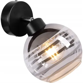 Nástěnné svítidlo LED-ONE bezbarvé, černé, E27 60 W