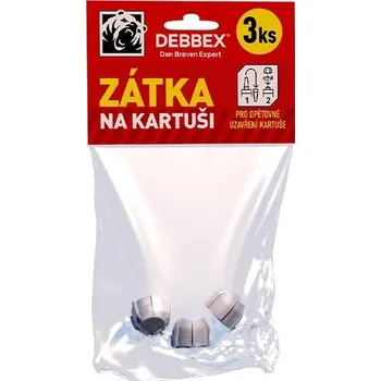 Zátka na kartuši DEBBEX 3ks