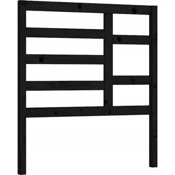 Čelo dřevěné černé 96x4x104 cm