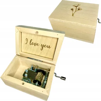 Obraz HRACÍ SKŘÍŇKA JAKO DÁREK RŮZNÉ MELODIE PERSONALIZACE KE DNI MATEK