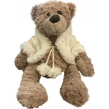 plyšák PLYŠÁK MEDVÍDEK v oblečku 37 cm
