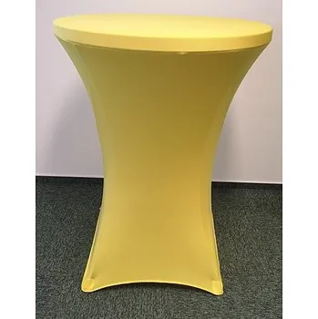 ubrus Elastický potah pro barový stůl ⌀80cm - VÍCE BAREV barva Žlutá