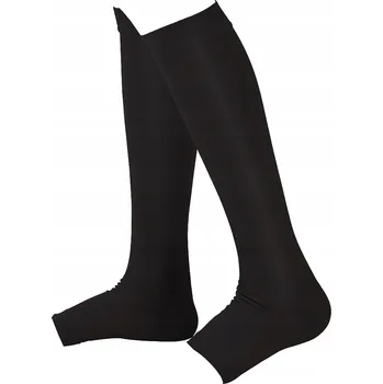 Dámské ponožky ZDRAVOTNÍ PODKOLENKY KOMPRESNÍ 2. STUPEŇ NA KŘEČOVÉ ŽÍLY L ČERNÉ