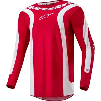Moto dres Motokrosový dres FLUID LURV, ALPINESTARS (červená/bílá) 2024