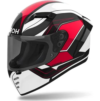 Helma na motorku Integrální přilba CONNOR Dunk, AIROH (lesklá červená) 2025