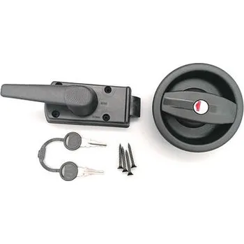 Příslušenství ke karavanu Kompletní zámek Trigano ZADI černý, levostranný