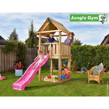 Dětské hřiště Dětské hřiště Jungle Gym House se skluzavkou