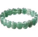 Náramek s minerálními kameny achát zelený 43057.3