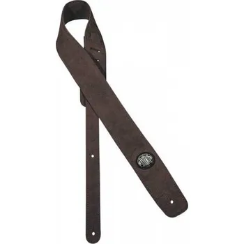 Kytarový popruh Gaucho Padded Suede GST-610-DBR, Popruh na kytaru
