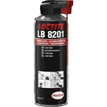 Univerzální mazivo LOCTITE, LOCTITE LB 8201 400ML EN/DE - 0,4L LOCTITE LB 8201 - Univerzální pětiúčelový sprej
