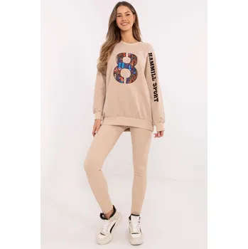 My Red Lips Komplet Eight béžový Velikost: UNI