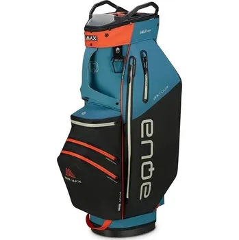 Golfový bag Big Max Aqua IPX Tour Blue/Black/Orange Cart Bag