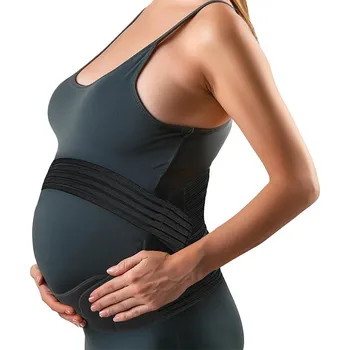 Těhotenská móda Elastický těhotenský pás Line Sport - XXL