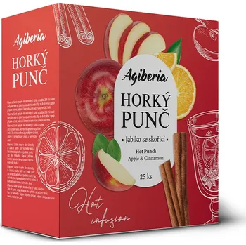 Instantní nápoj AG FOOD Group a.s. Agiberia Horký punč Jablko se skořicí, 20g