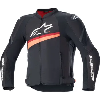 Moto bunda Moto bunda T-GP PLUS R 4 AIRFLOW, ALPINESTARS (černá/červená fluo) 2025