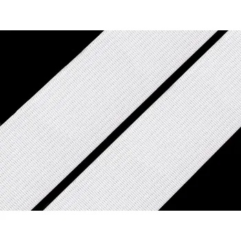 Textilie Pruženka tkaná šíře 35 mm Varianta: 2 bílá, Balení: 25 m