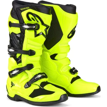 Moto obuv Motokrosové boty TECH 7, ALPINESTARS (žlutá fluo/černá) 2025