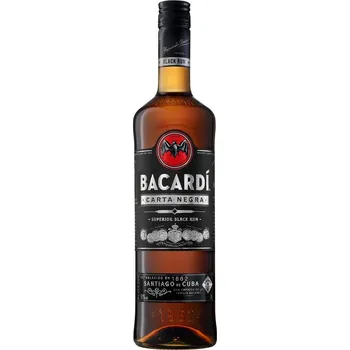 Rum BACARDI CARTA NEGRO 37,5 % 1l