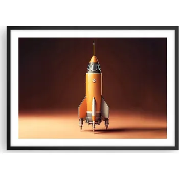 Obraz Plakát v černém rámu do obývacího pokoje ložnice 70x50 kosmos moderní obraz