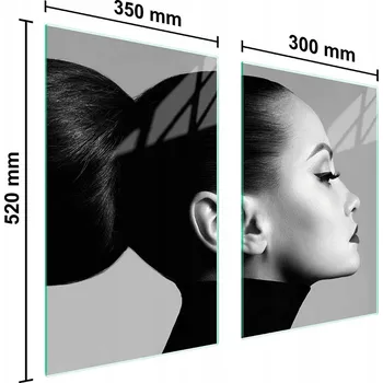 Kuchyňské prkénko Krájecí deska TMK ArtDeko sklo 2 ks