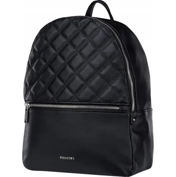 Městský batoh Dámský elegantní městský Batoh do práce z ekokůže PUCCINI černý BML032 1