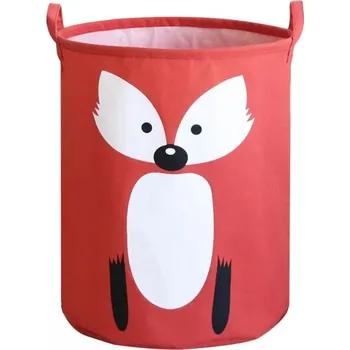 úložný prostor na hračky SIPO Koš na hračky, bavlna, Fox - červený, 43 L