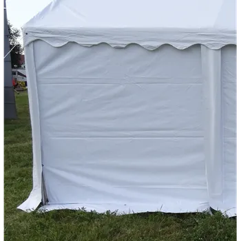 Zahradní altán Bočnice 2x2m PVC - Plná barva Modro-bílá