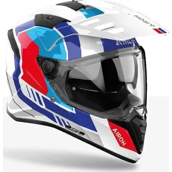 Helma na motorku Enduro přilba BANDIT Horn, AIROH (bílá lesklá) 2025