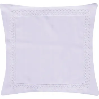 Povlak na polštářek Dekorační povlak na polštář MALAGA 40x40 Bílý