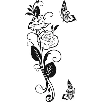 Obraz Samolepka na stěnu Květiny Růže 200 cm