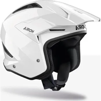 Helma na motorku Trial přilba TRR 2 Color, AIROH (bílá lesklá) 2025