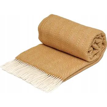 Prostěradlo Deka Rena Home vlněná 140 cm x 200 cm růžová