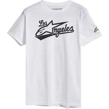 Pánské tričko triko LOS ANGELES TEE, ALPINESTARS (bílá)