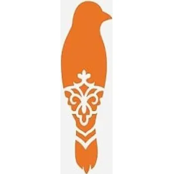 Plastová šablona, PTÁČEK 2, 15x15 cm, 1 kus